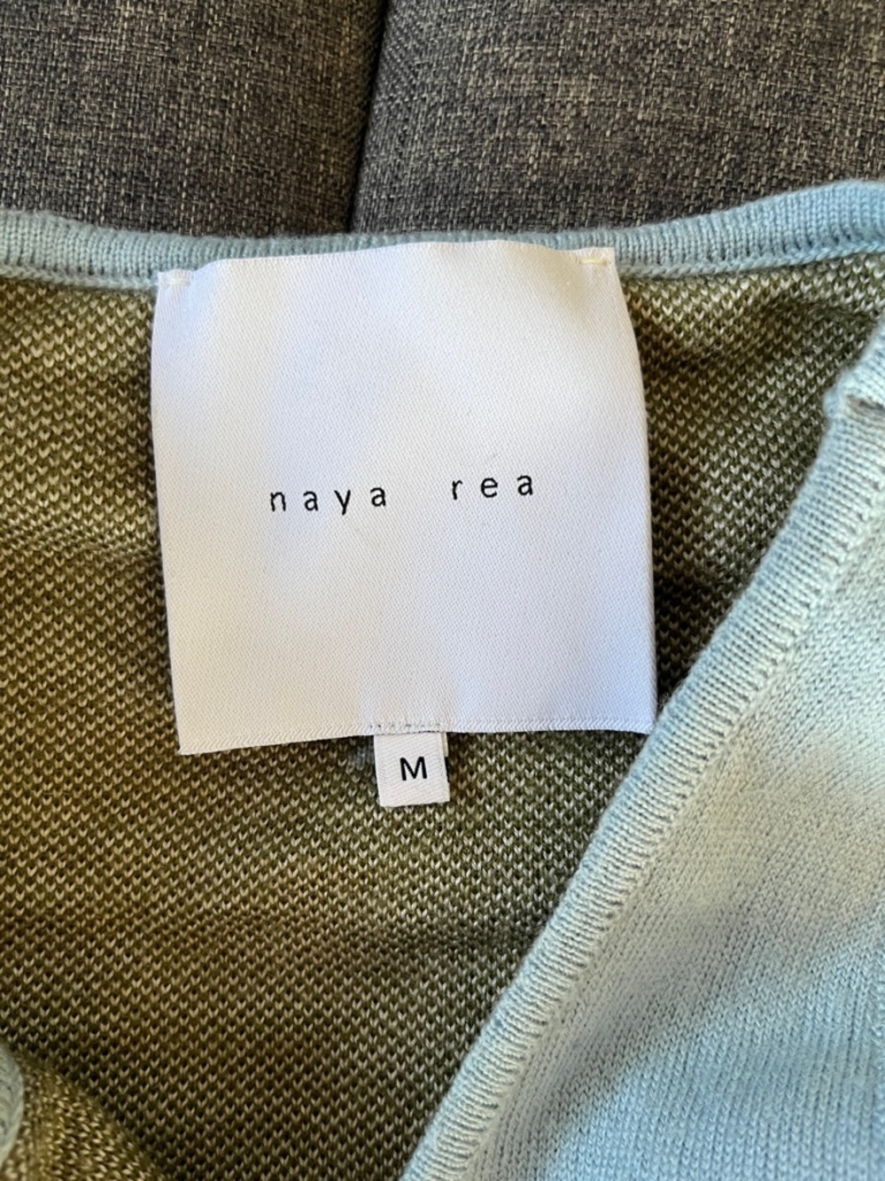 Naya Rea 100% wool Floral Knit Tank Top size M - Picture 3 of 4